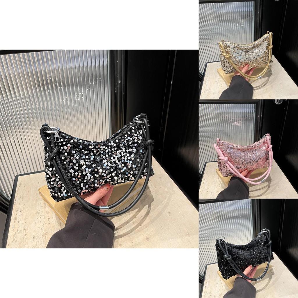 Modern Sequin Tote Bag For Women Trendy Urban Simple Design Perfect For Daily Use