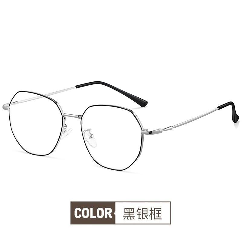 Овальная оправа Очки для миопии Женские Деловые Классические Ретро Анти-синие Высокой четкости Металлическая оправа для очков Мужские