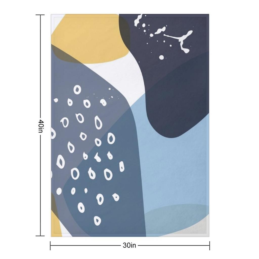 Абстрактный Минималистичный № 5 Плед Модные Диваны манга Декоративные Кровати Плед на диване Пледы