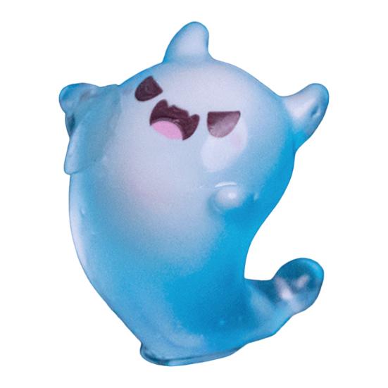 Мини-фигурки привидений на Хэллоуин с коробкой, миниатюрная светящаяся в темноте фигурка привидения, светящаяся маленькая игрушка-привидение для украшения дома и вечеринки