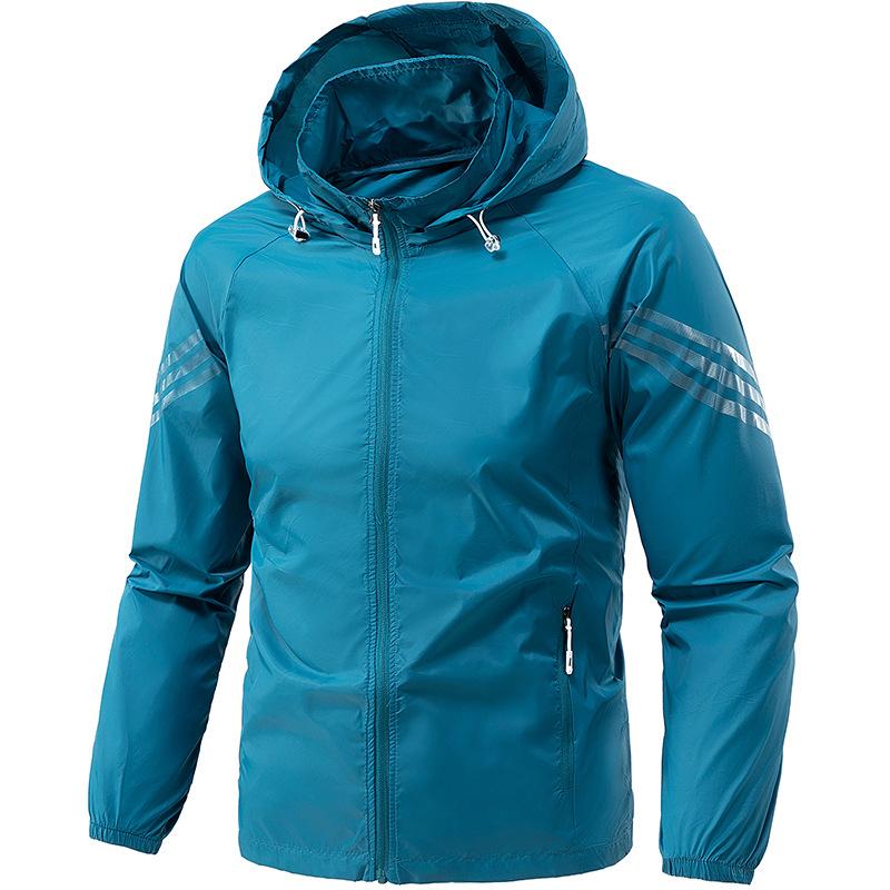 Новая летняя одежда для защиты от солнца, мужская одежда для кожи, куртка с капюшоном, мужской костюм для рыбалки и занятий спортом на открытом воздухе