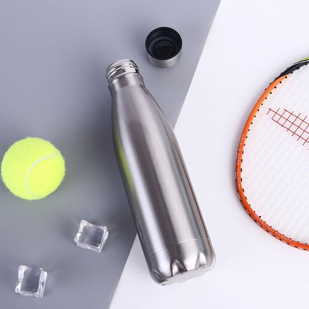 Outdoor Stainless Steel Monolayer Leak-proof Kettle Drinking Sports Water Bottle Cola Drink Cup