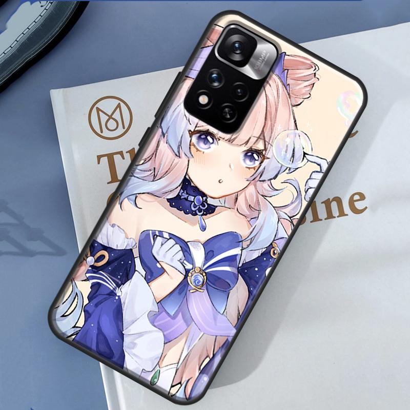 Чехол Genshin Impact Сангономия Кокоми для Xiaomi Redmi 13C 10C 12C 14C Redmi Note 14 13 Pro 12 11 9 10 9S 10S 11S 12S