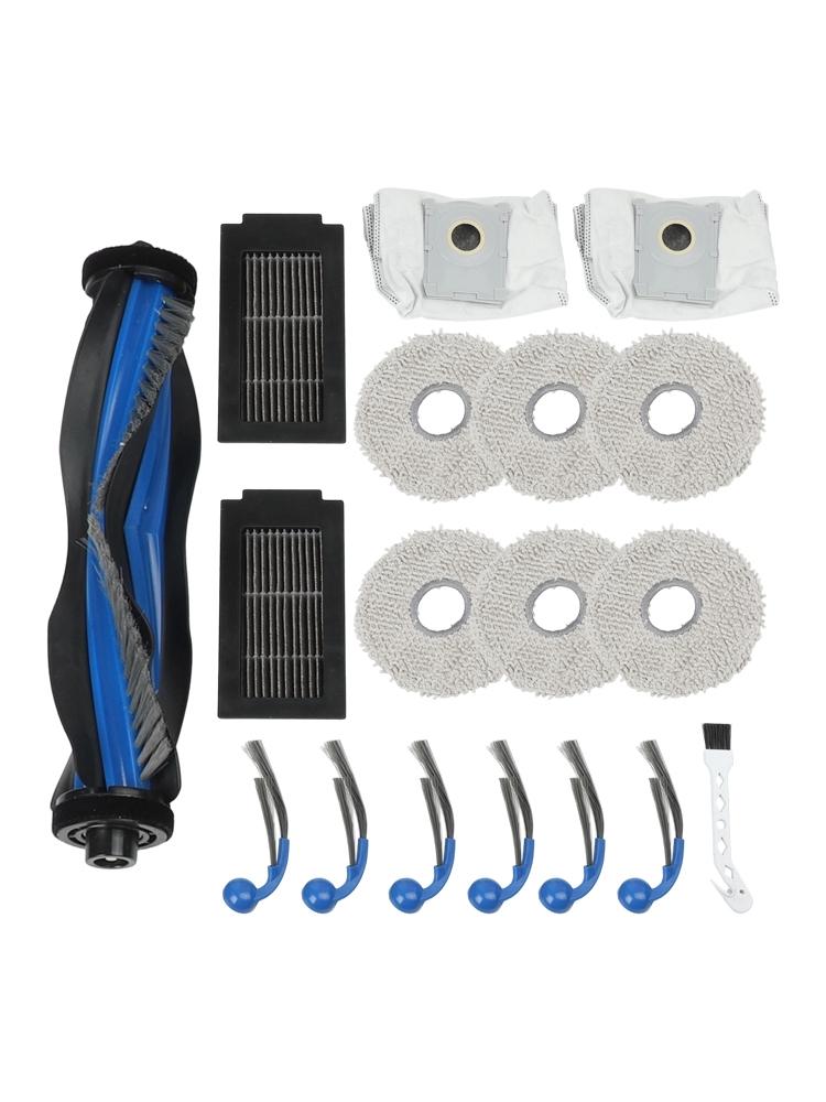 Main Brush Side Brushes X6 Filters X2 Dust Bags X4