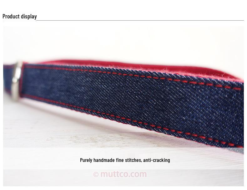 Custom Denim Blue Dog Leash - Innovative Pet Supplies