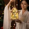 Cartoon Mid-Autumn Festival Lantern Wood Lantern DIY Material Package Kawaii Rabbit Lanterns  Kids