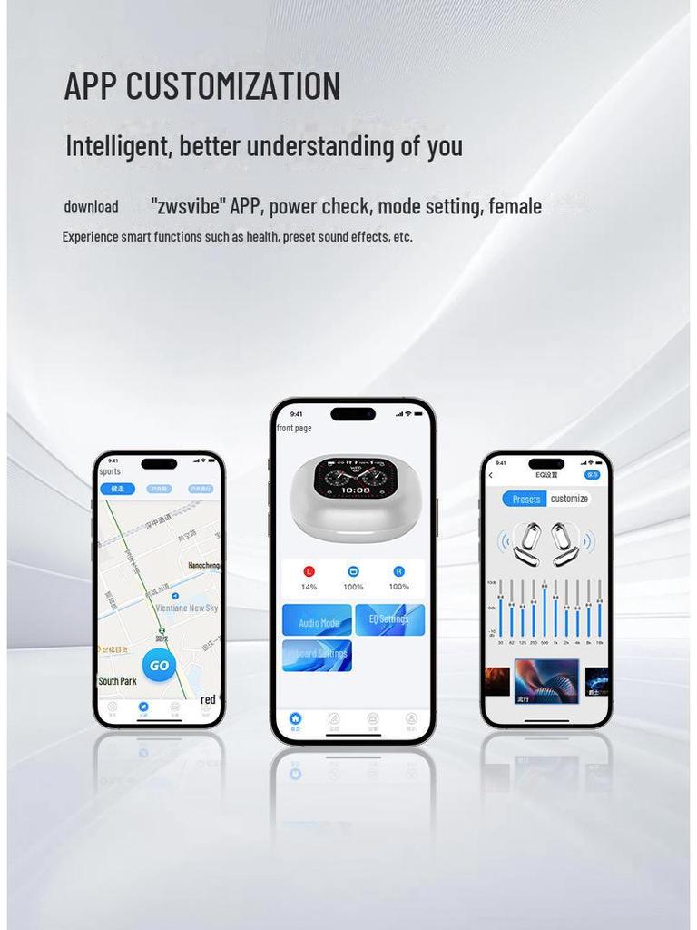 Спортивная Bluetooth-гарнитура Q16Pro с заушными наушниками, струйным кодированием и удобным дизайном