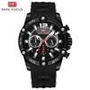 MINI FOCUS 0349G Многофункциональные водонепроницаемые кварцевые спортивные часы для мужчин