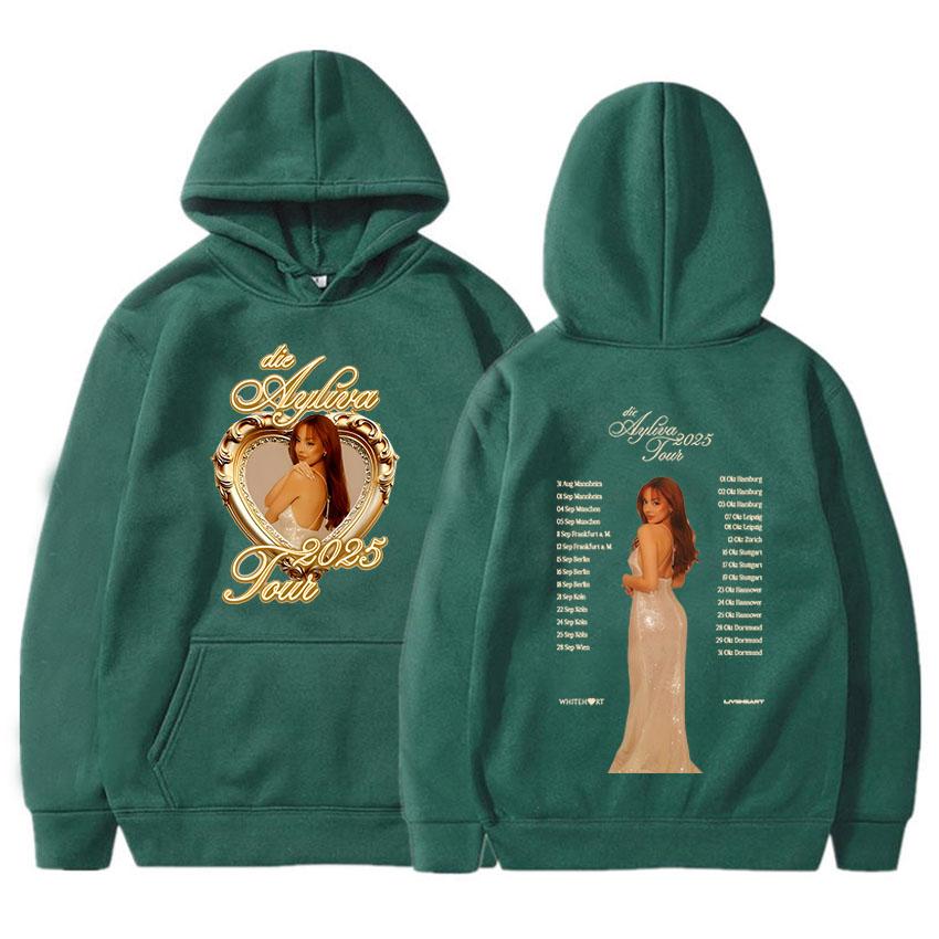 Женская одежда Die Ayliva Tour с принтом толстовки Moletom Feminino повседневная с длинным рукавом унисекс уличная одежда с капюшоном пуловеры женские