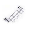 Stainless Steel Coat Towel Hanger Rack Hook Over The Door Home Bathroom Rack