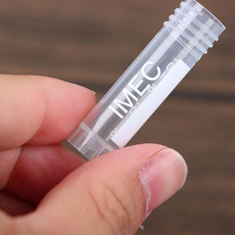 50Pcs 1.8Ml(2Ml) Plastic Graduated Cryovial Plastic Test Tube Freezing Tube Sample Cold Storage Tubes With Screw Cap
