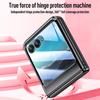 Для MOTO Razr 40 Ultra Покрытый шарнирный автоматический пружинный 360° Полная защита от падений с закаленным стеклом Передняя пленка Чехол для телефона