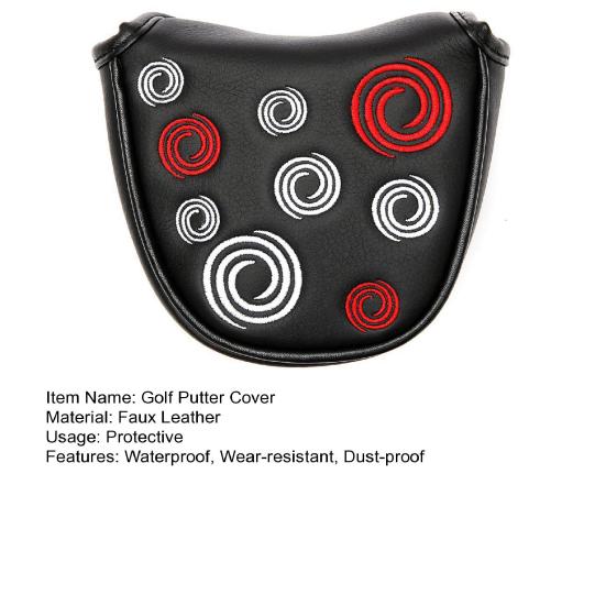 Чехол на голову клюшки для гольфа с магнитной застежкой Чехол на голову из искусственной кожи для клюшки для гольфа Прочная магнитная защита головы для клюшки для гольфа Защитные аксессуары для клюшки для гольфа
