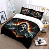 Flaming skull with smoke. Bedding sets Duvet cover sets Duvet covers Pillowcases(1*Duvet Cover 2*Pillowcases without duvet insert)