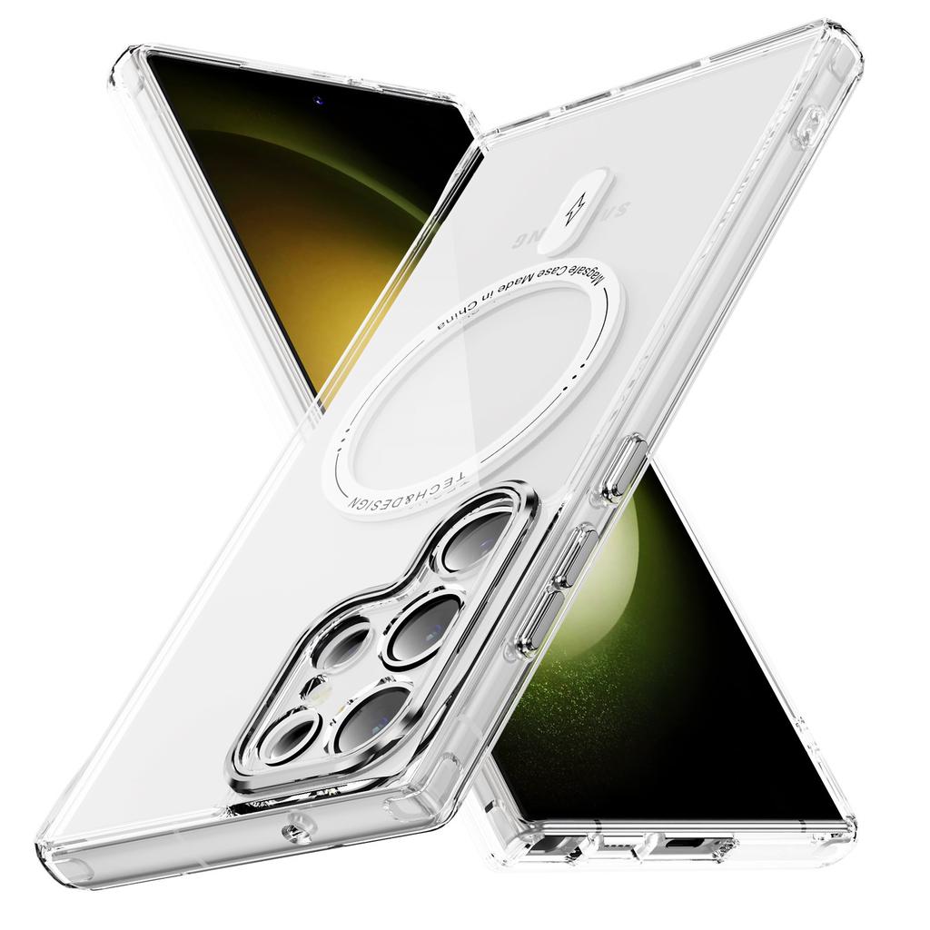 Применимо к Samsung Samsung S26Ultra Фантомный Магнитный Чехол для Мобильного Телефона S25Ultra Прозрачный S24Ultra Защитный Чехол
