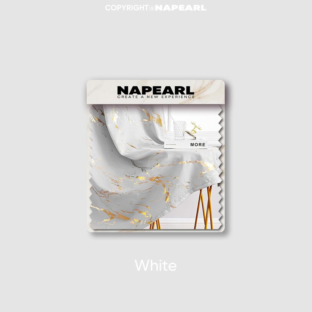 1 шт. NAPEARL 80% Затемняющие Модные и Минималистичные Шторы с Золотой и Мраморной Текстурой для Гостиной Спальни Балкона Окна Домашний Декор