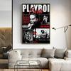Хип-хоп исполнитель P-Playboi C-CartiS Самоклеящийся Арт-постер Наклейка на Белой бумаге DIY Декор для Комнаты, Бара, Кафе, Стены