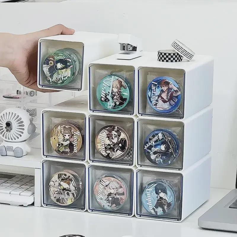 Акриловый ящик для хранения Baji 75 мм — прозрачный, влагостойкий, большой емкости