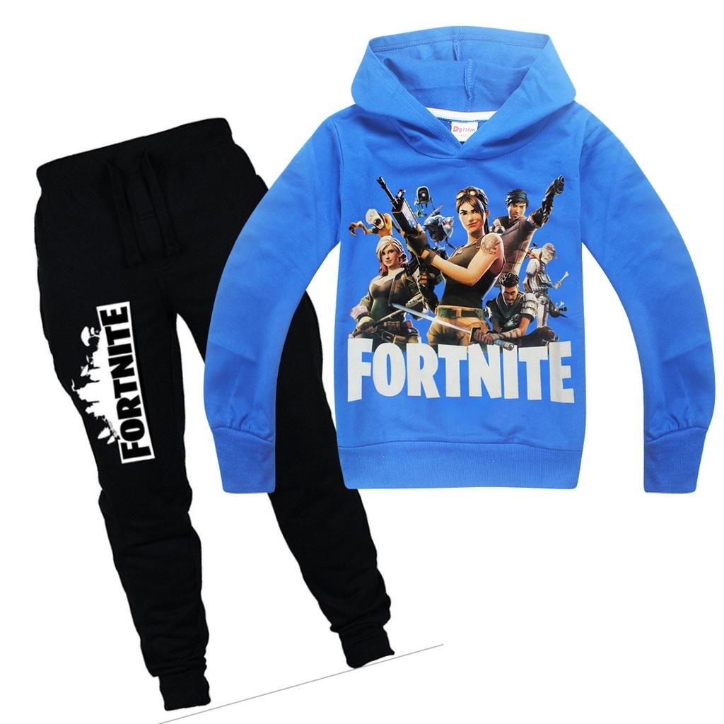 Hoodiespants Child Set Fortnite Hooded Clothing Sweatshirt Kids Game Clothing