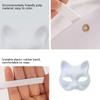 17 шт. Нарисованные от руки DIY Рождественские подарки Животное Кошка Лиса Маска DIY Граффити Маска на пол-лица Вечеринка Доступно несколько вариантов