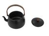 Aluminum Alloy Wood Handle Camping Teapot – Portable Kettle for Boiling Water, Tea, and Coffee