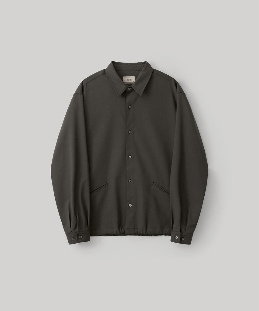 Another Office [Set] Tropical-Wool Coach Jacket Set-Up (Dark Oak)