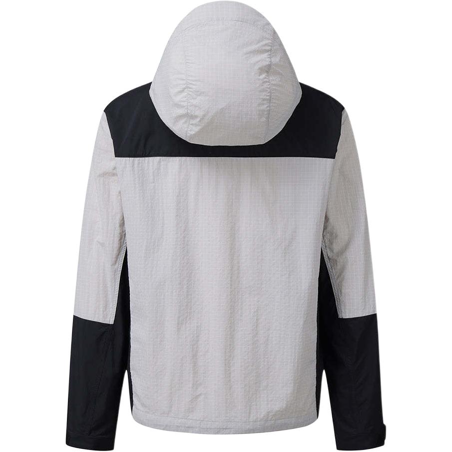 SALOMON Letter Logo Zipper Hoodie Loose Long Sleeve Jacket Men Jackets Gray C28049