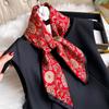 100% Pure Real Silk Scarf Women Floral Print Neck Shawls Wraps for Ladies Foulard Scarves Pashmina Female Hijab Bandana Poncho
