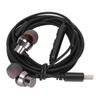Wired Earphone Noise Isolation Volume Control Type C Headphone with Microphone for Smart Phone