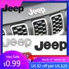 Для Jeep Для Jeep Grand Значок Cherokee Wrangler Renegade Compass JK Patriot Значок на капот автомобиля Сторона кузова Задний значок на багажник