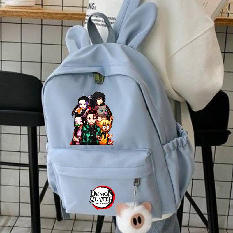 Рюкзак «Убийца демонов» в стиле аниме, рюкзак для девочек и мальчиков, школьный рюкзак для школы, сумка для книг для мужчин и женщин, дорожная сумка для отдыха Mochila
