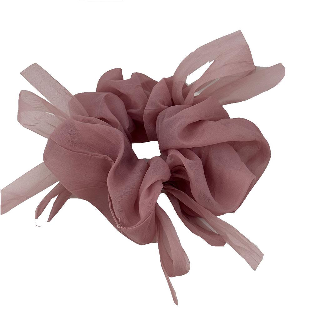 Нежный и Изящный, Легкая Марля Круг Толстой Кишки, Бант, Сетка Марлевая Повязка для Волос, Головной Убор и Аксессуар для Волос в Лесном Стиле