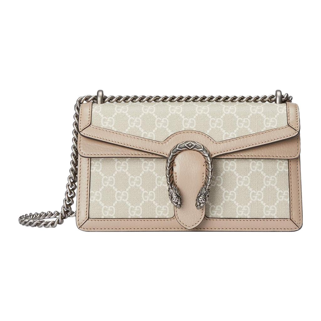 Gucci Dionysus Tiger Head Buckle Decorated Logo Print Chain Shoulder Bag Canvas And Leather Handheld Crossbody Women bags 499623-UULBN-9683