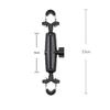 Motorcycle Bike Panoramic Monopod Handlebar Double Clip Bracket for Insta360 One X2 GoPro 11 10 9 Selfie Stick Camera Accessory