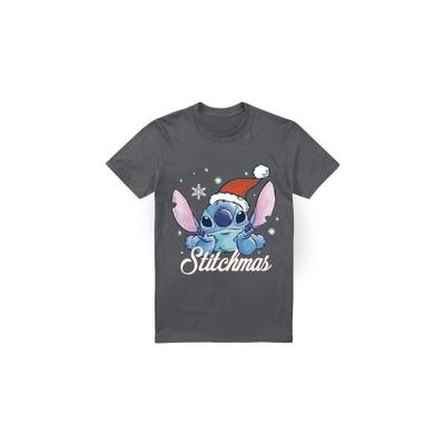 Мужская рождественская футболка Stitchmas