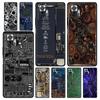 Inside Motherboard Circuit Board Phone Case For Xiaomi Redmi Note 12 11 10 Pro Plus 9S 9 8 7 9T 8T 9C 9A 5G K40 Gaming Cover