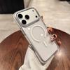 Для Apple 17promaxN52 Магнитный чехол для мобильного телефона для IPhone16 Двухцветный Полностью закрывающий 17 Air Противоударный 15 Новый