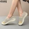 2025 New Breathable Versatile Comfortable Women's Mesh Shoes One-step Soft Sole Casual Walking Shoes Cloth Shoes