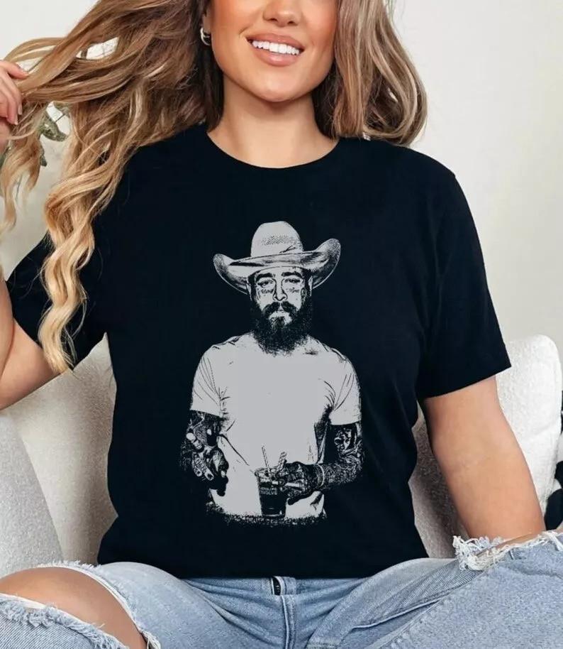 Post Malone Shirt, Cowboy Post Shirt, Country Shirt, Western Graphic Tee