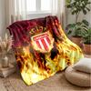 Monaco FC Soft Flannel Fleece Blanket Lightweight Cozy Warm Throw Blanket For Sofa Bed Home Decor
