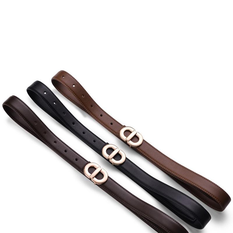 Ремень женский кожаный модный повседневный роскошный дизайнерский для джинсов платья поясной ремень женский брючный универсальный женский черный ремень EMA