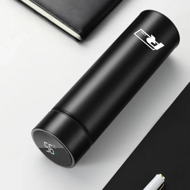 2025 Hot Stainless Thermos Bottle LED Intelligent Temperature Measurement For Volkswagen Rline T-Cross Arteon Jetta Caddy Sciroc