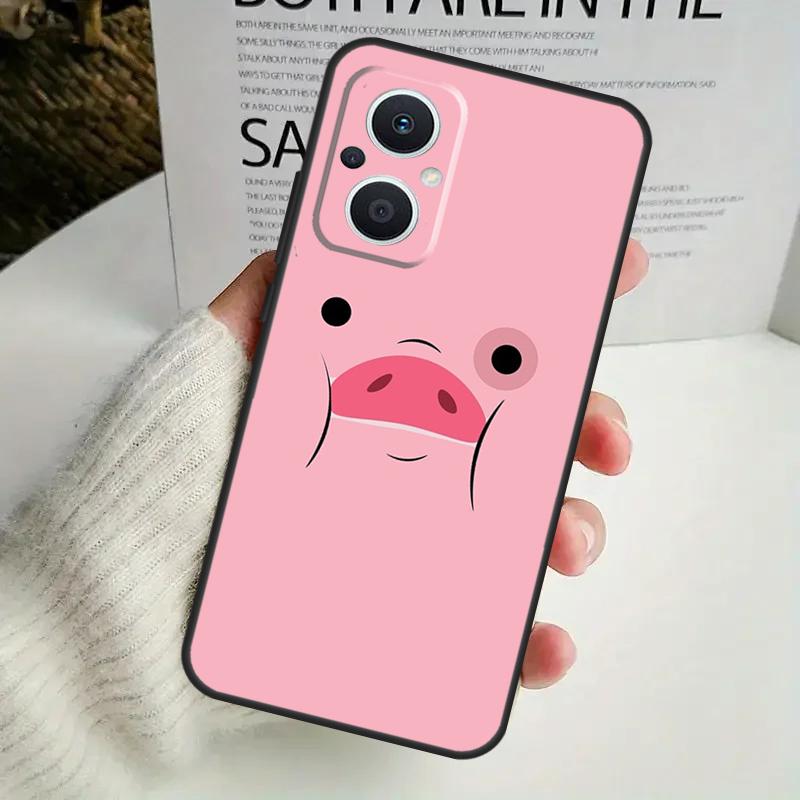 Мультяшный чехол для телефона с изображением свиньи для OPPO Reno 14F 12F 12 11 13 F 10 Pro 8T 7 8 Lite OPPO Find X9 X8 X6 X5 Pro