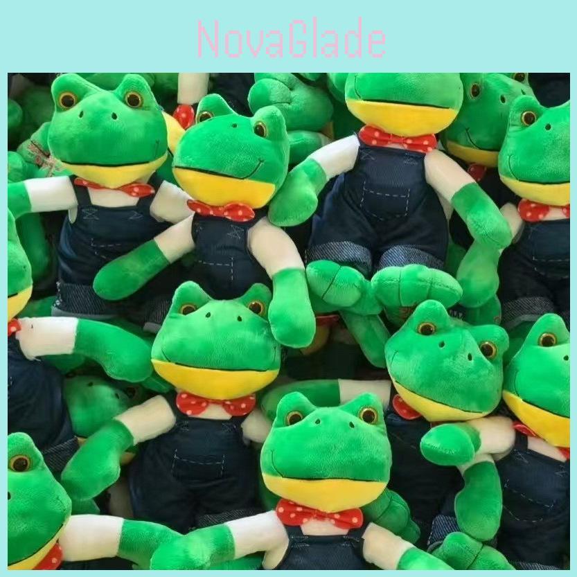 Cartoon Frog Stuffed Animal With Soft Fabric For Children And Fans