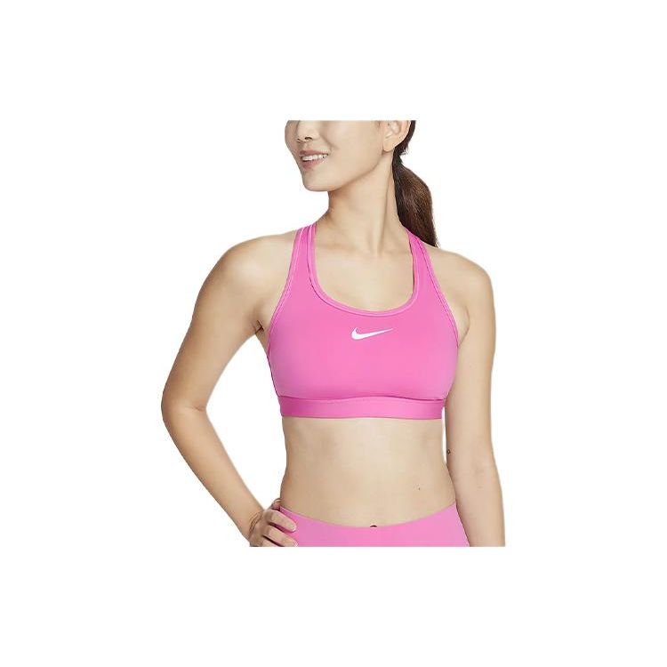 Nike Swoosh Solid Color Casual Training Quick-Dry Sports Underwear Women Underwear Playful-Pink DX6822-675
