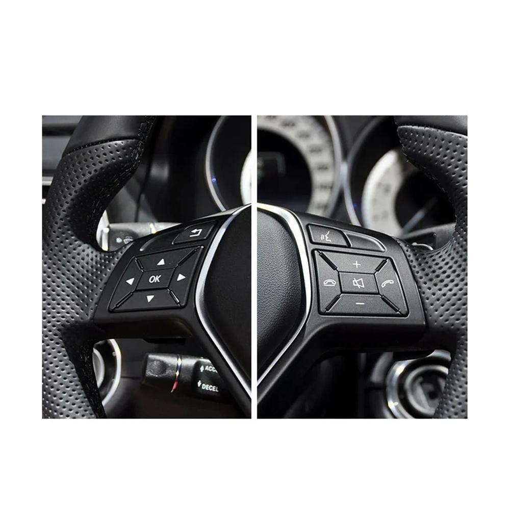 Коричневая крышка кнопки переключателя рулевого колеса для Mercedes Benz W204 C-Class 2012-14