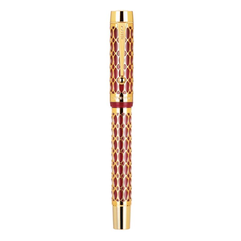 JINHAO 100 Centennial Смола Полая Серия Перьевая ручка Золотой зажим Деловая Офисная Подарочная ручка Канцелярские принадлежности Школьные принадлежности PK 9019