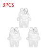 5-1pcs For Labubu Transparent Protective Cover Monster Elf Doll Cover Storage Box Cute Elf Plushie Display Cover for Party Dolls