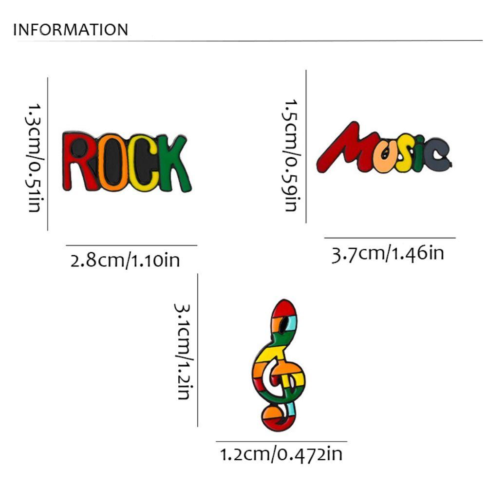 Ukulele Rock Bag Pins Musical Instrument Violin Pin Fashion Enamel Pin Backpack Decoration