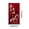 6Pcs 2026 Year Of The Horse Red Envelopes Chinese  Year Red Packet Lucky Money Bag Gift Envelopes Red Packet
